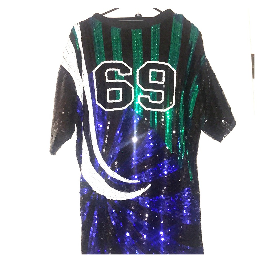 Fashionnova Sequin Jersey Top (fits like a large)